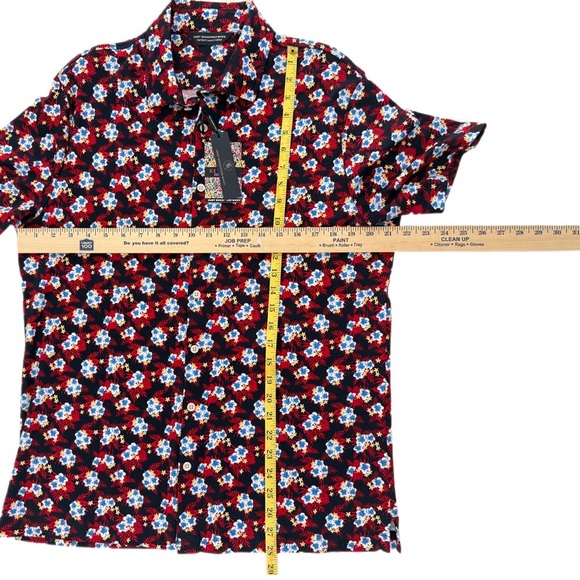 NWT - Hart Schaffner Marx Key West Collection Floral Button-Up Shirt - Size - L - Picture 6 of 12